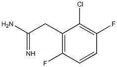 2-(2-chloro-3,6-difluorophenyl)acetamidine Structural