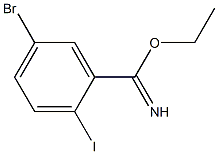 ethyl 5-bromo-2-iodobenzimidate Structural