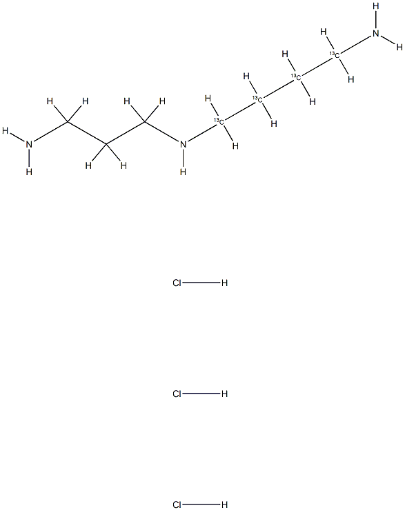 Spermidine-(butane-13C4) trihydrochloride