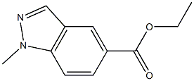 ethyl 1-methyl-1H-indazole-5-carboxylate Structural