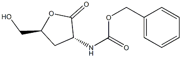 D-erythro-Pentonic acid, 2,3-dideoxy-2-[[(phenylmethoxy)carbonyl]amino]-, gamma-lactone (9CI) Structural