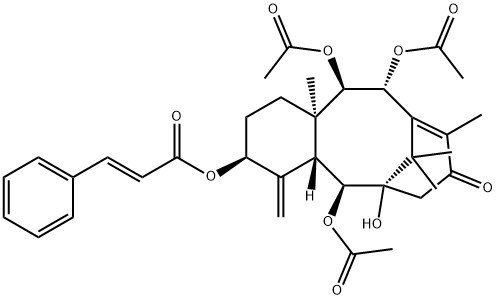 O-Cinnamoyltaxicin-I triacetate  Structural