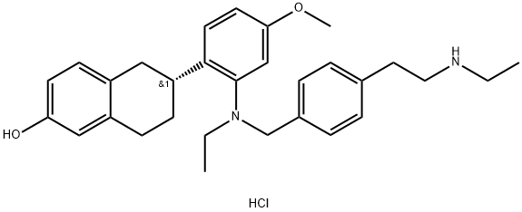Elacestrant dihydrochloride Structural