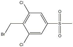 2-(bromomethyl)-1,3-dichloro-5-(methylsulfonyl)benzene