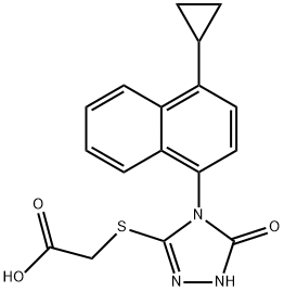 Lesinurad Impurity 5 Sodium Salt Structural