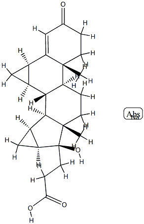 Drospirenone acid sodium salt Structural