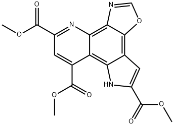 oxazopyrroloquinoline trimethyl ester Structural