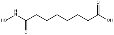 Octanoic acid, 8-(hydroxyamino)-8-oxo- Structural