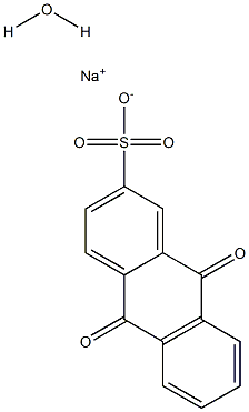 ANTHRAQUINONE-2-SULFONIC ACID, SODIUM SALT, MONOHYDRATE, 90 Structural