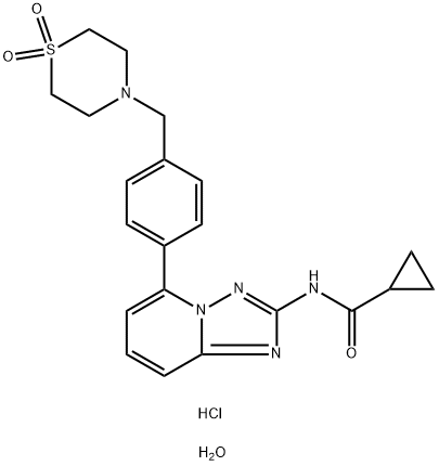 Filgotinib hydrochloride trihydrate Structural