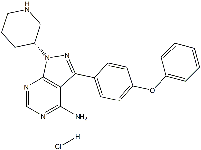 Btk inhibitor 1 (R enantioMer hydrochloride) Structural
