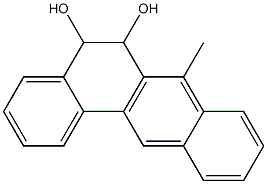 trans-7-Methylbenz(A)anthracene-5,6-dihydrodiol Structural