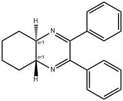 Quinoxaline,4a,5,6,7,8,8a-hexahydro-2,3-diphenyl-, (4aR,8aR)-rel- Structural