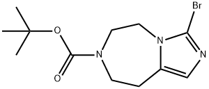 Tert-Butyl 3-Bromo-8,9-Dihydro-5H-Imidazo[1,5-D][1,4]Diazepine-7(6H)-Carboxylate(WX141716) Structural