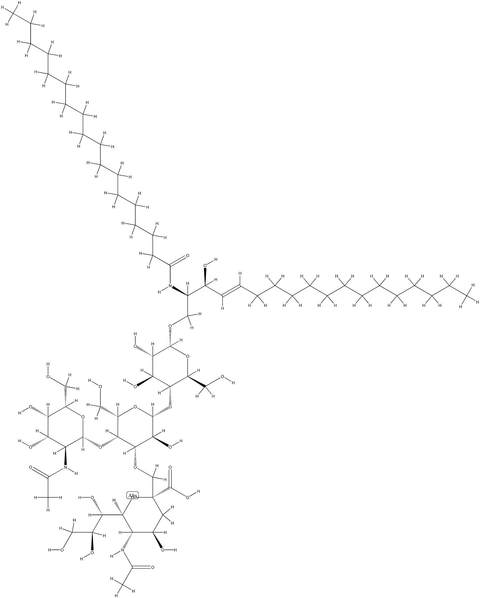 GANGLIOSIDE GM2 SODIUM SALT Structural