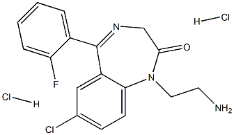 Didesethyl flurazepam
dihydrochloride Structural