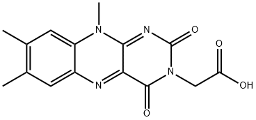 Lumiflavin-3-acetic Acid Structural
