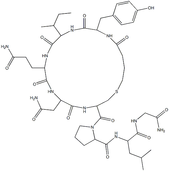 oxytocin, deamino-1-carba- Structural