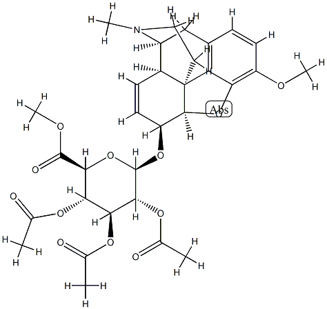 Codeine β-D-Glucuronide Triacetate Methyl Ester Structural