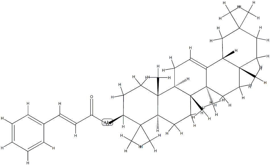 Olean-12-en-3β-ol 3-phenylpropenoate Structural
