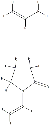 vinylpyrrolidone-vinylamine copolymer Structural