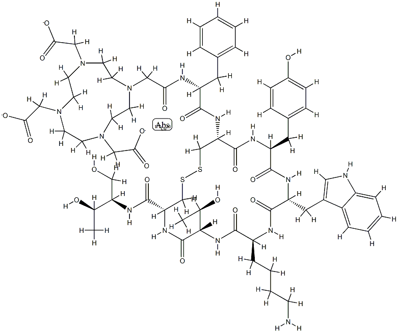 Lu-DOTA-TOC Structural