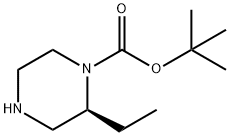 (S)-1-N-Boc-2-ethylpiperazine Structural