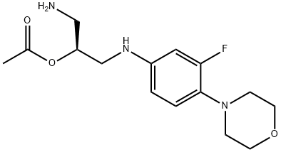 O-descarbonyl O-Acetyl Linezolid Structural