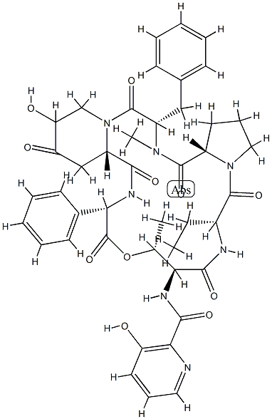 Staphylomycin S3 Structural