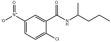 2-chloro-5-nitro-N-(pentan-2-yl)benzamide