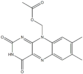 hydroxymethylflavin Structural
