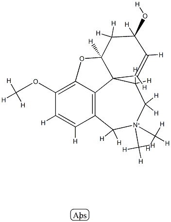 Galanthaminium, 7-methyl-, iodide Structural