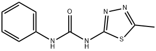 Urea, N-(5-methyl-1,3,4-thiadiazol-2-yl)-N'-phenyl- Structural