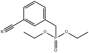 diethyl <(3-cyanophenyl)methyl>phosphonate Structural