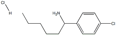 Benzenemethanamine,4-chloro-a-pentyl-, hydrochloride (1:1) Structural