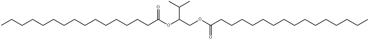 Bis(hexadecanoic acid)3-methyl-1,2-butanediyl Structural
