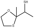 a,2-Dimethyl-1,3-oxathiolane-2-methanethiole Structural