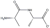 L-Alanine, L-alanyl-, ion(1-) (9CI) Structural