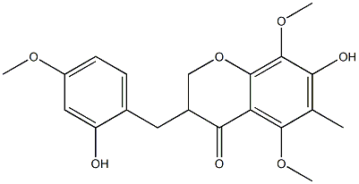 Ophiopogonanone F Structural