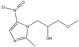 α-Methoxymethyl-2-methyl-5-nitro-1H-imidazole-1-ethanol Structural