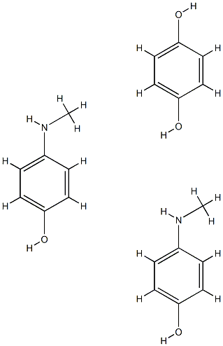 hydroquinone--4-(methylamino)phenol (1:2) 