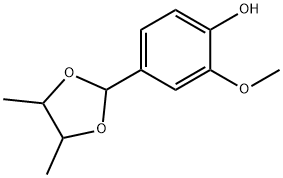Vanillinerythro-andthreo-butan-2,3-diolacetal Structural