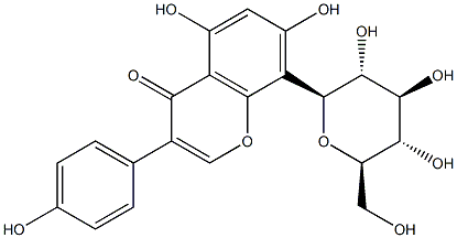 genistein-8-c-glucoside Structural