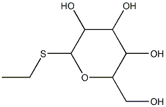 Hexopyranoside, ethyl 1-thio- (9CI) Structural