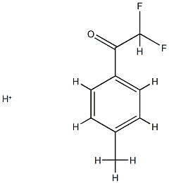 Ethanone,  2,2-difluoro-1-(4-methylphenyl)-,  conjugate  acid  (9CI) Structural