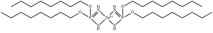 zinc bis(O,O-dioctyl) bis(dithiophosphate)  Structural