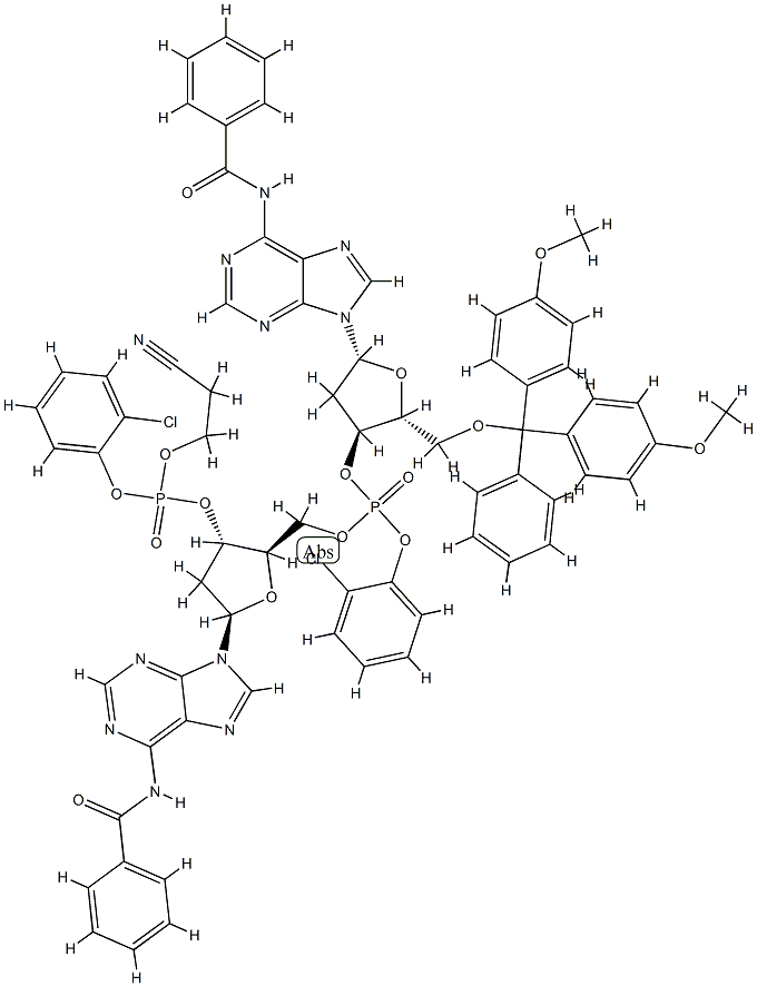 FULLY PROTECTED DEOXYNUCLEOTIDE DIMERD(A PAP) Structural