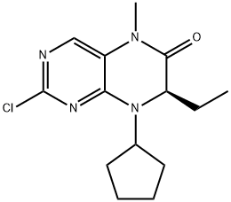 (R)-2-CHLORO-8-CYCLOPENTYL-7-ETHYL-5-METHYL-7,8-DIHYDROPTERIDIN-6(5H)-ONE