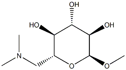 alpha-D-Glucopyranoside, methyl 6-deoxy-6-(dimethylamino)- (9CI) Structural