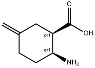 Cyclohexanecarboxylic acid, 2-amino-5-methylene-, (1R,2S)-rel- (9CI) Structural